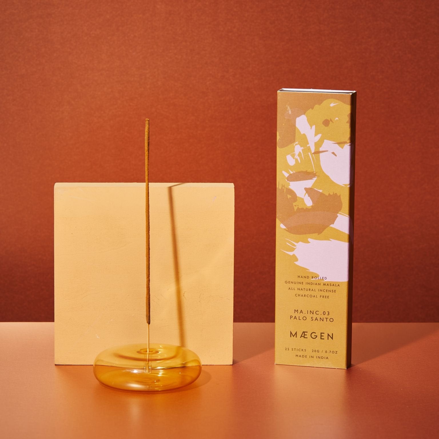 Dimple Incense Holder - Yellow