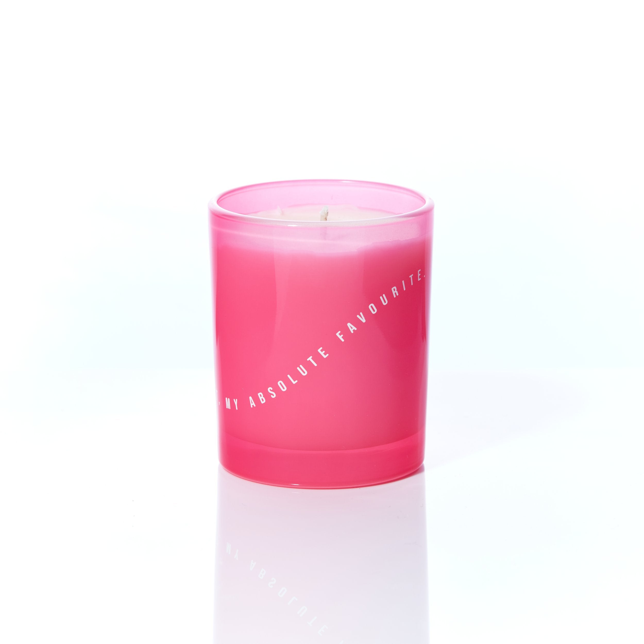 Vibe 'You Are My Absolute Favourite' Candle (White Flowers + Green Stems)