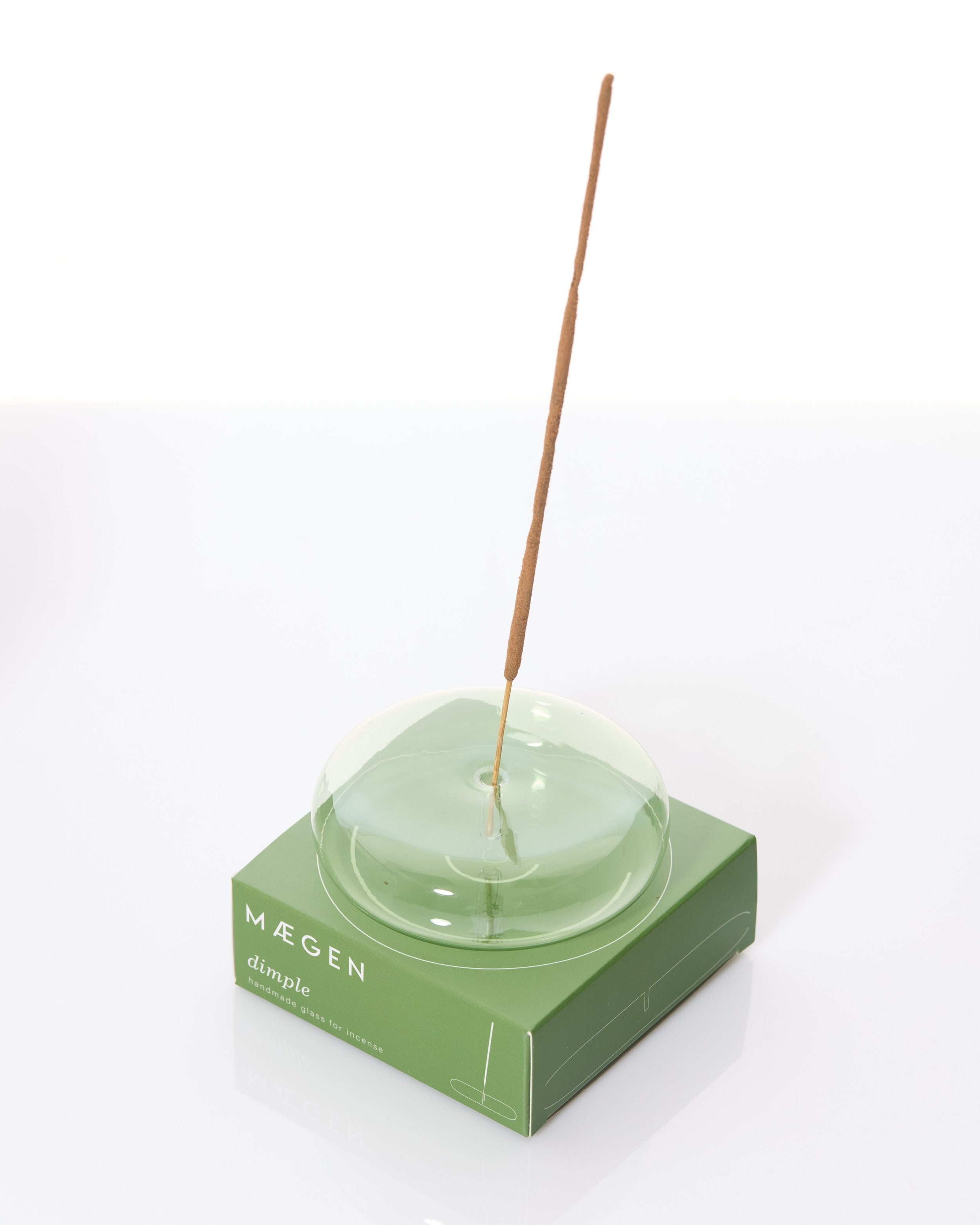 Dimple Incense Holder - Green