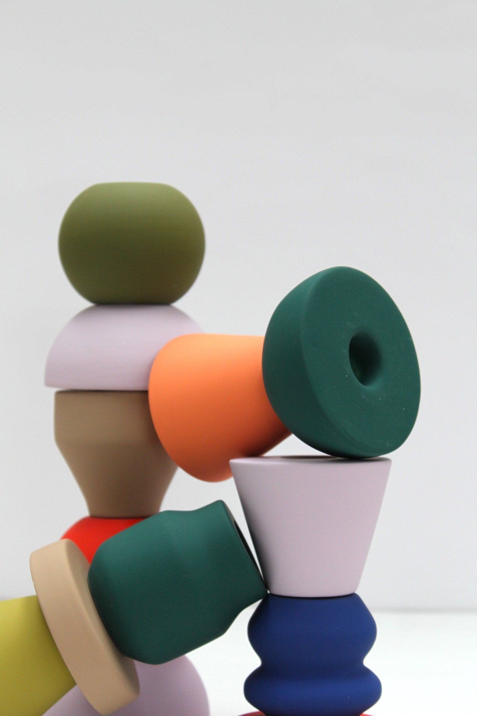 Stacks - Peach Mini Incense Holder-MASTKIN002-B