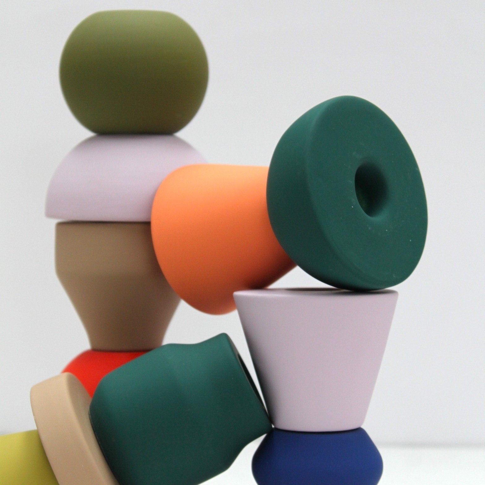 Stacks - Peach Mini Incense Holder-MASTKIN002-B