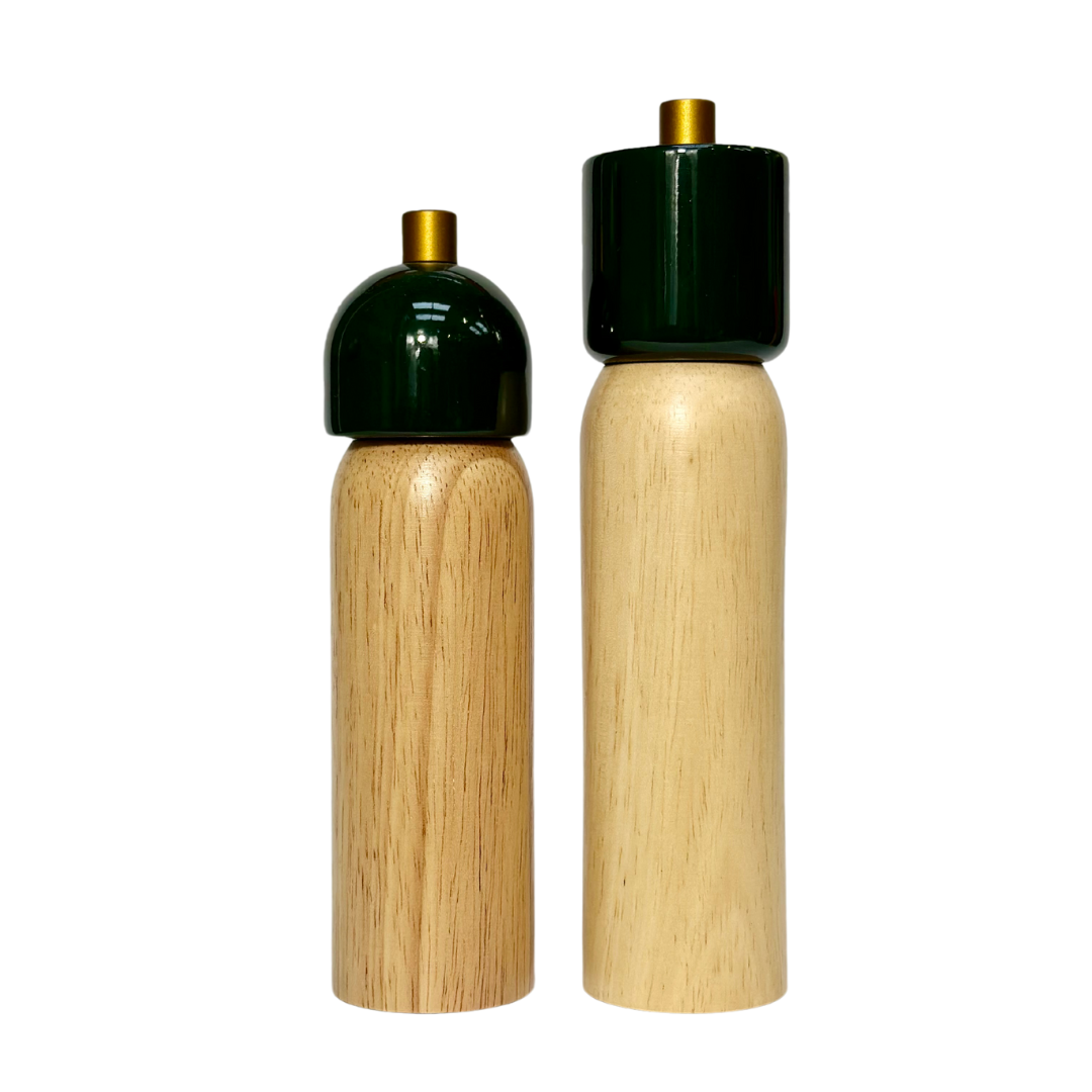 Salt & Pepper Grinder - Green & Gold-MAGRL01