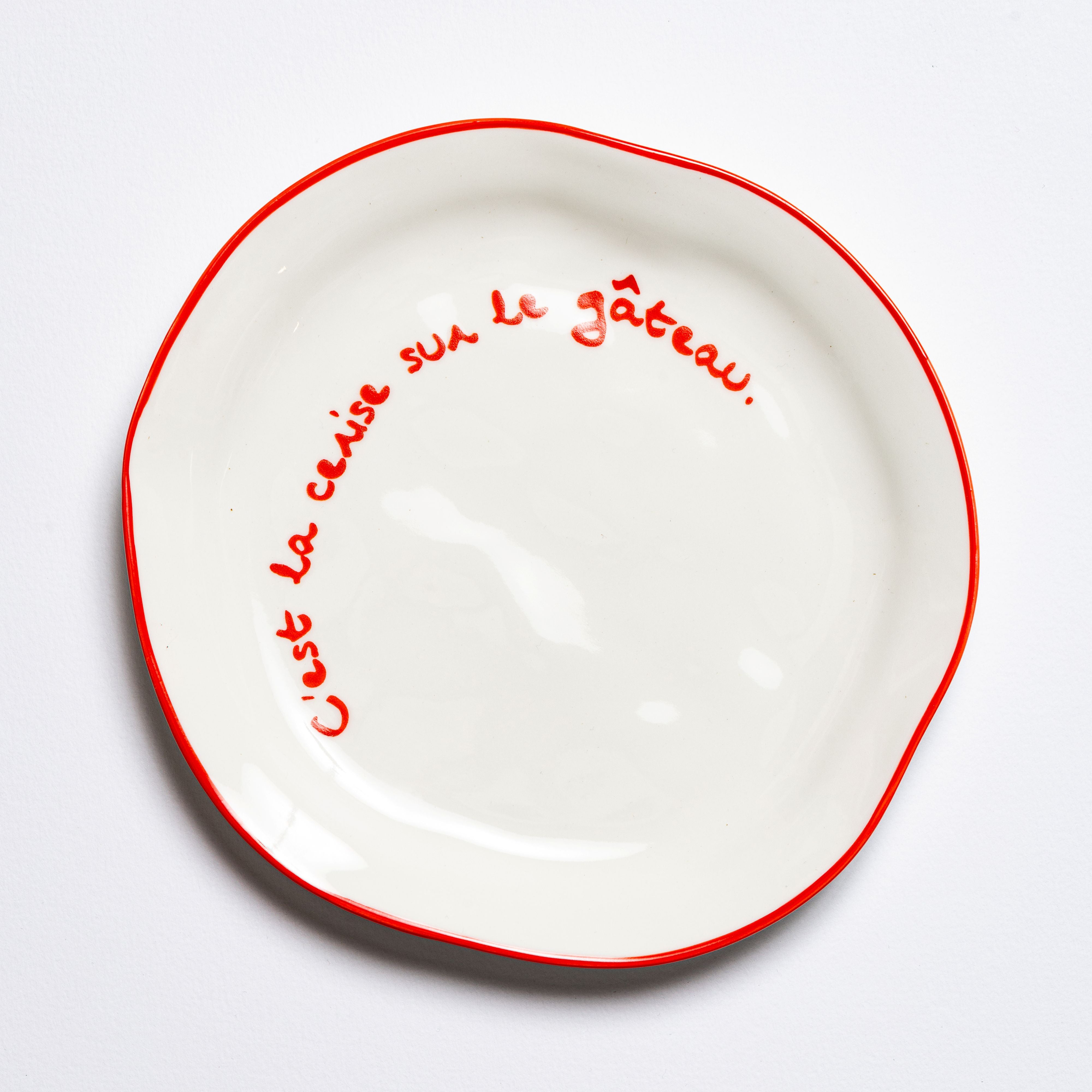 Statement Plate | C'est la cerise sur le gâteau
