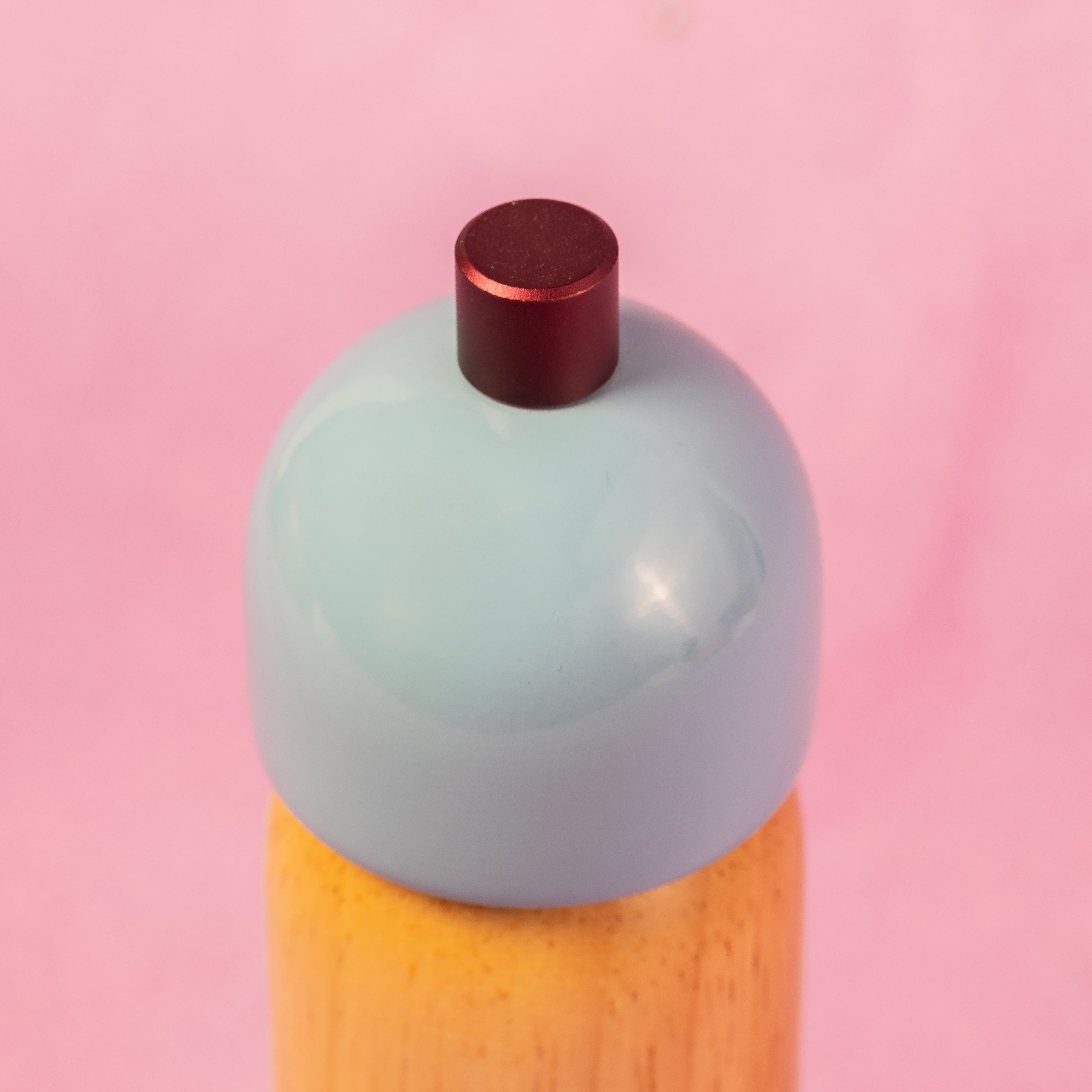 Salt & Pepper Grinder | Sky Blue & Burgundy