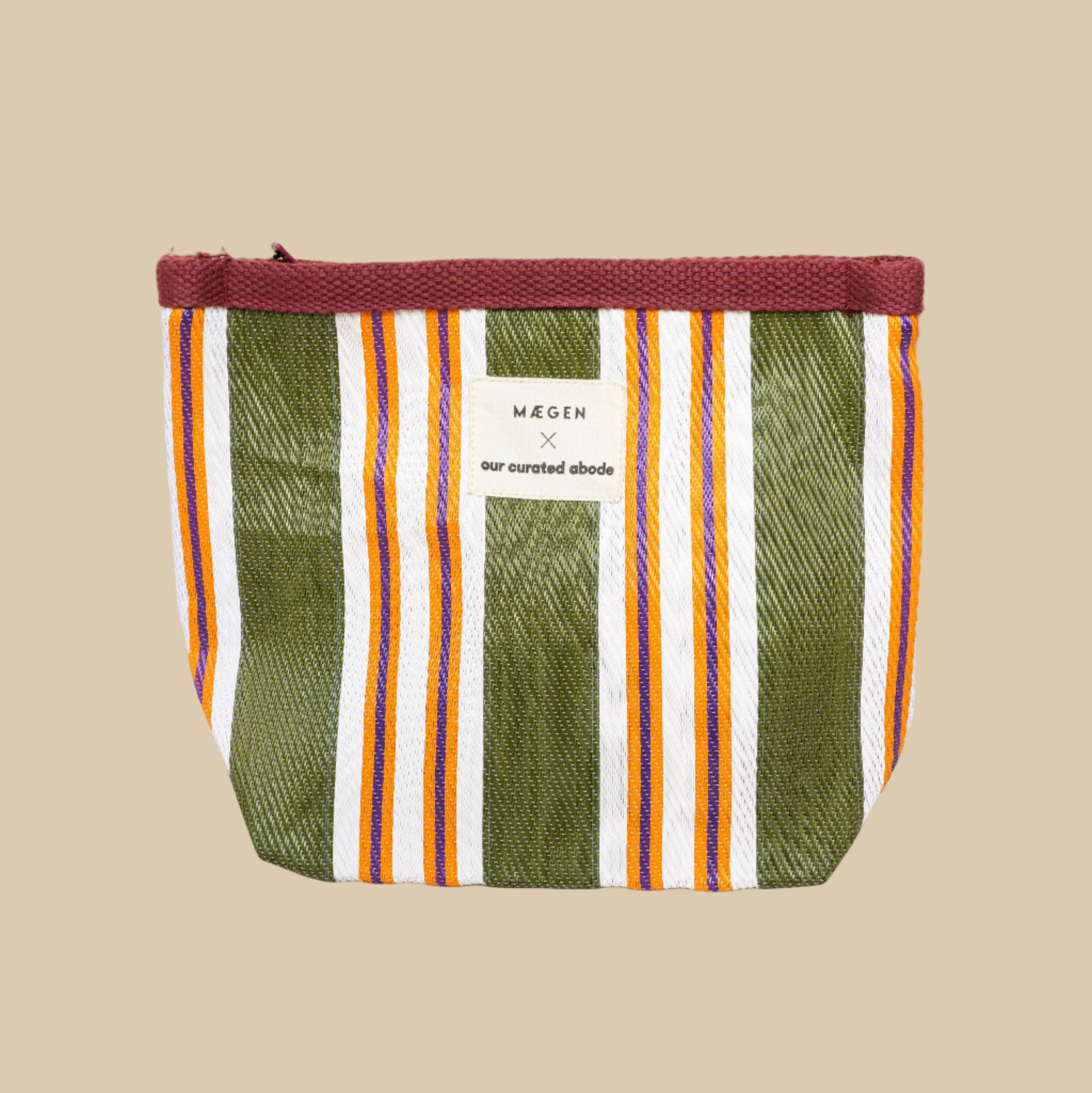 Pouch | Olive/ Orange/ Blueberry - Our Curated Abode x MÆGEN Collection