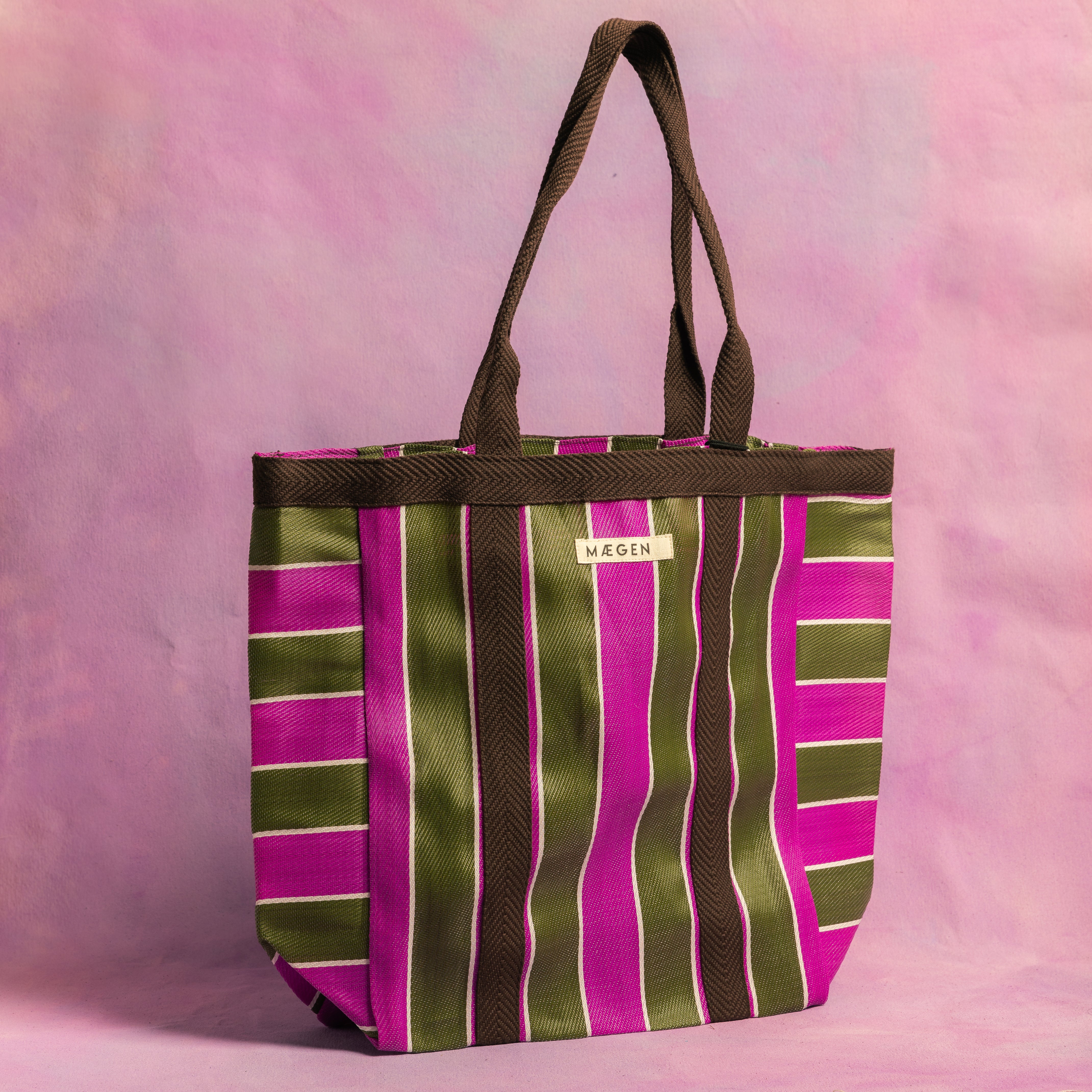 Everywhere Bag | Brown/ Olive/ Pink