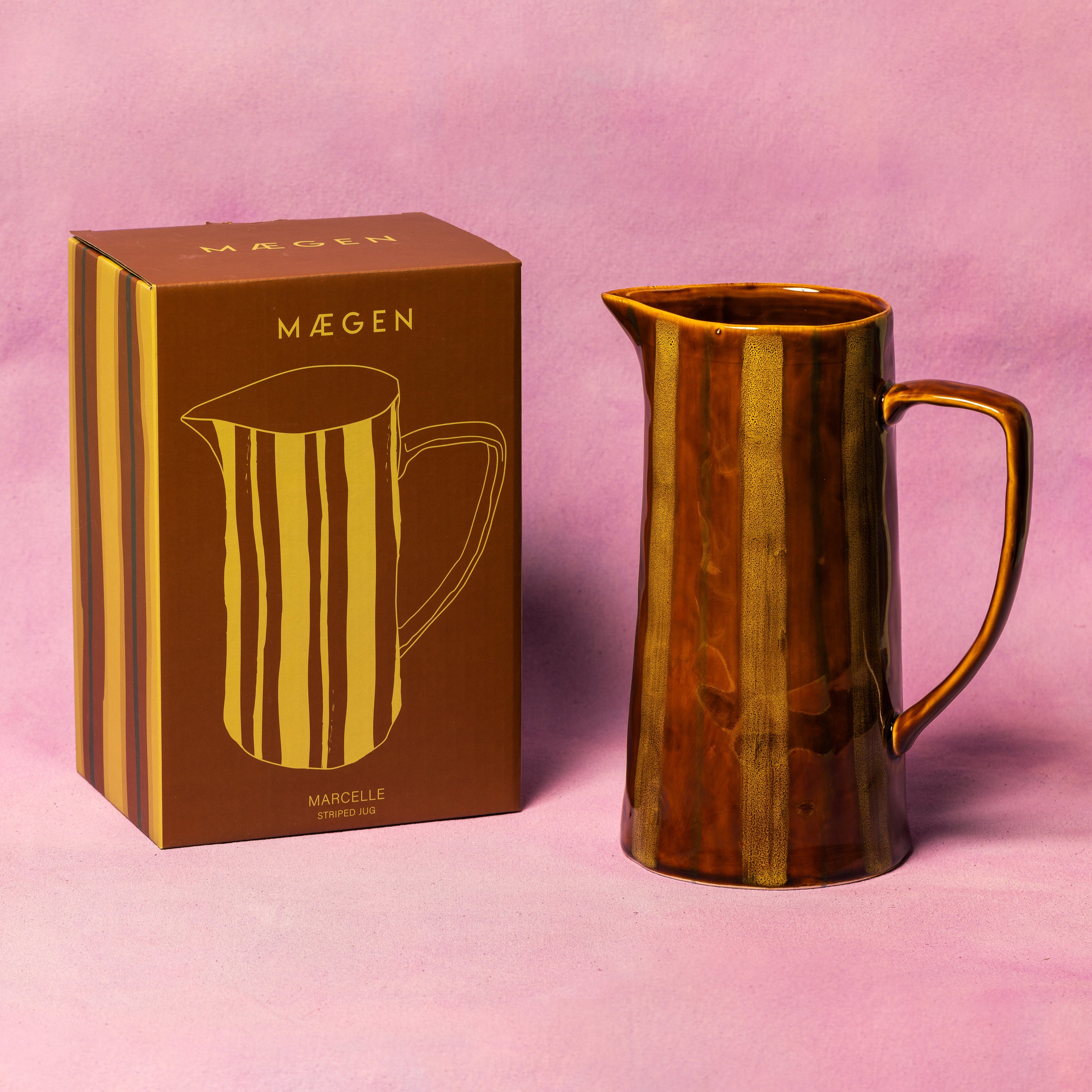 Ochre/ Brown Jug