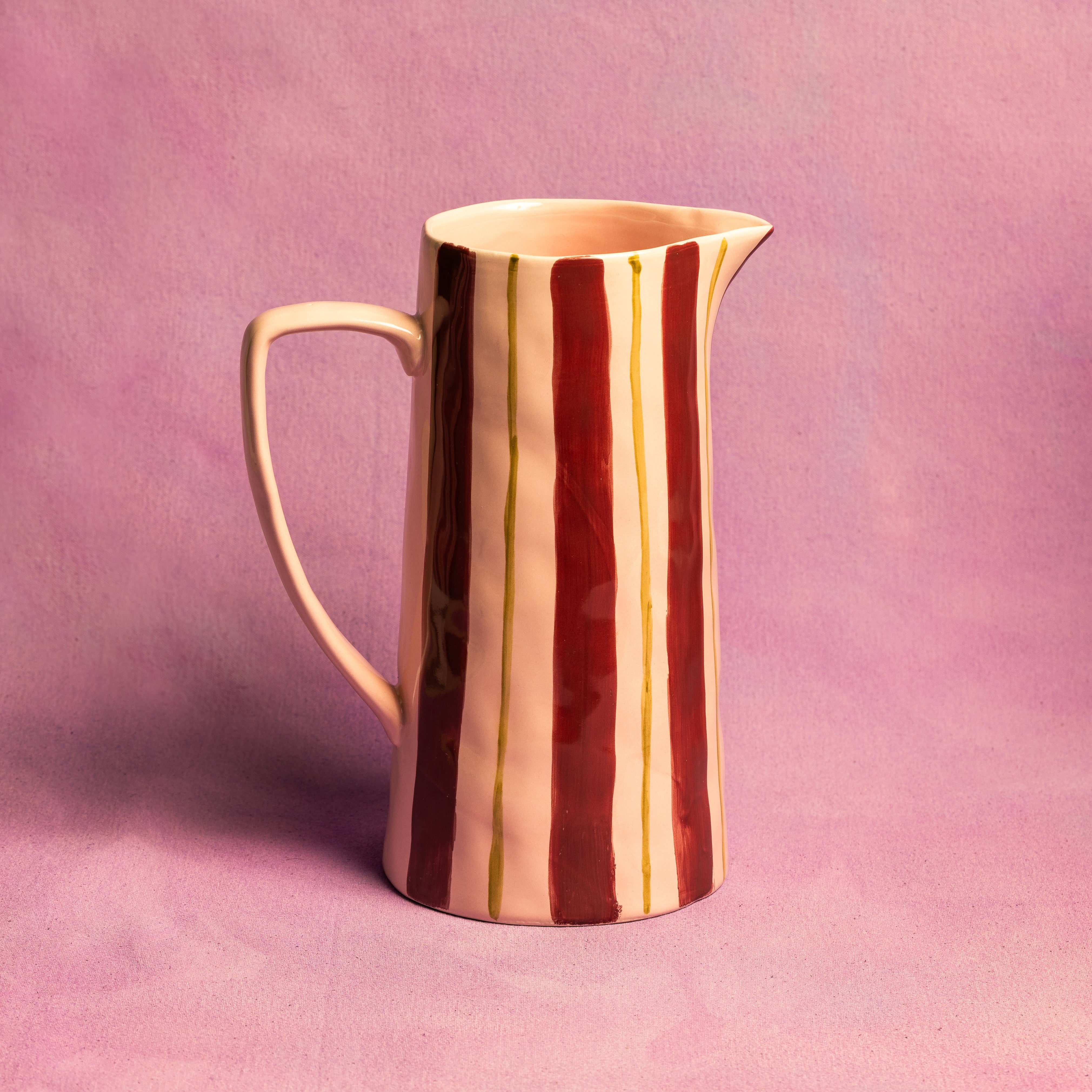 Pink/ Burgundy Jug