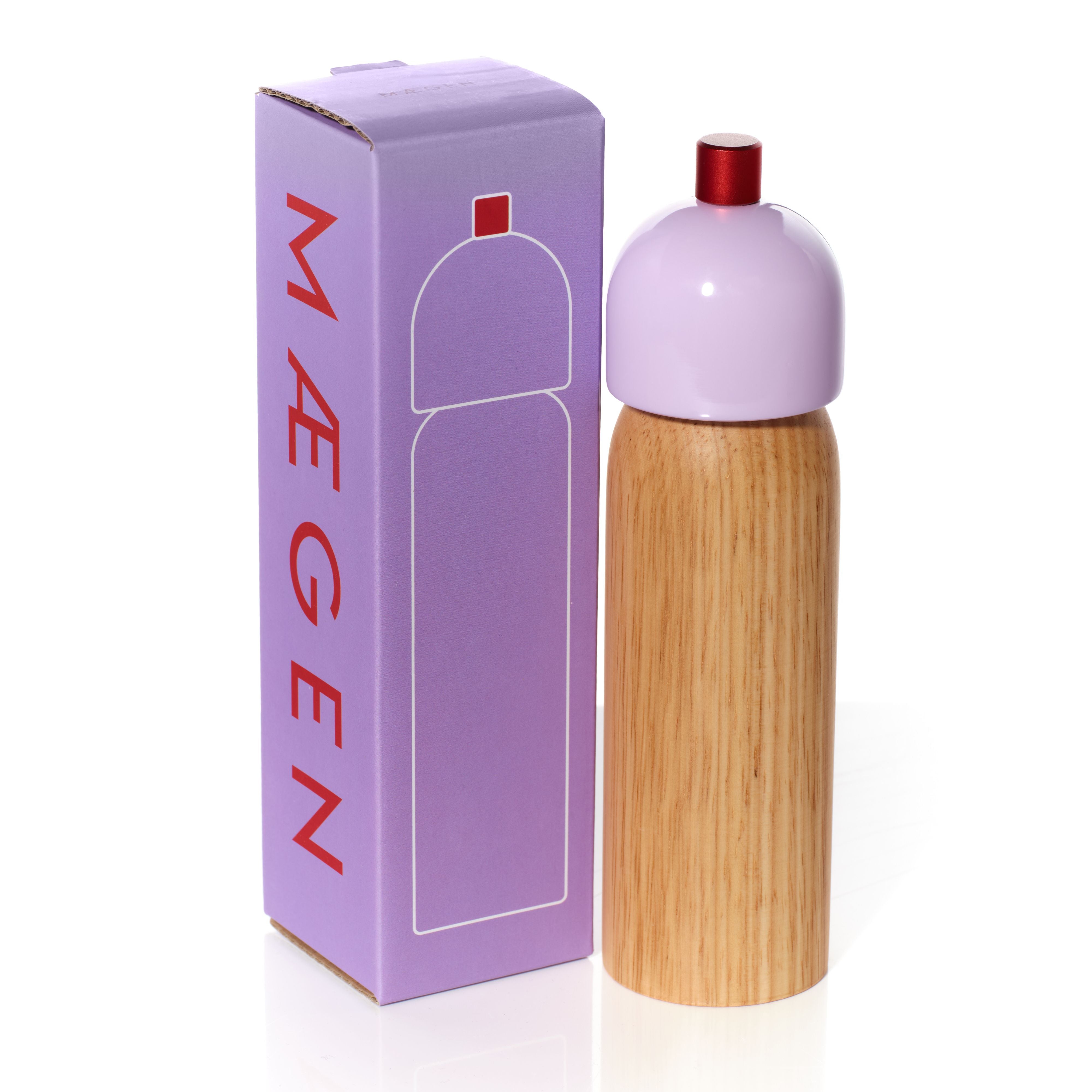 Salt & Pepper Grinder | Lilac & Red