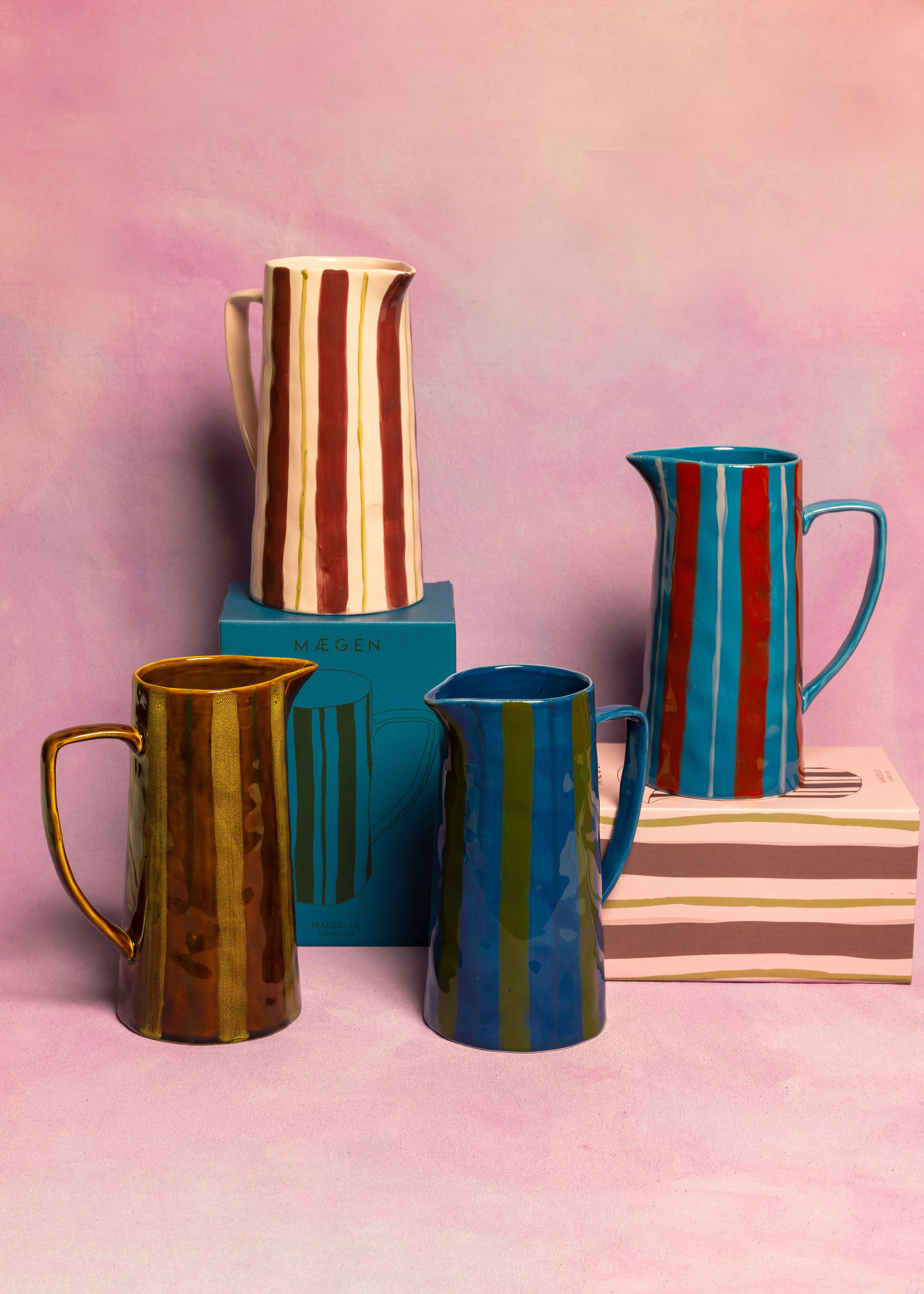 Striped Jugs