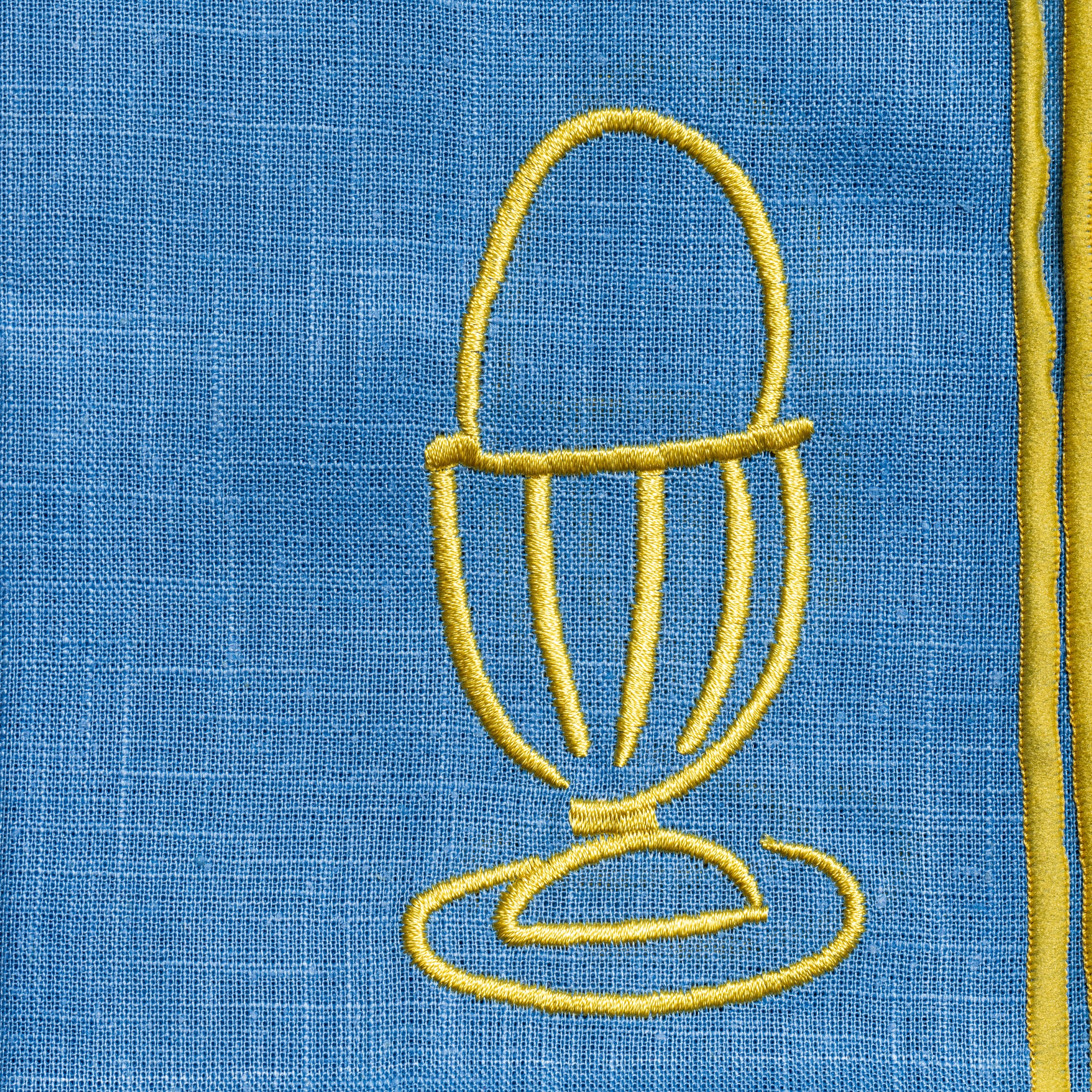 Linen Embroidered Napkins | 'A Good Egg'