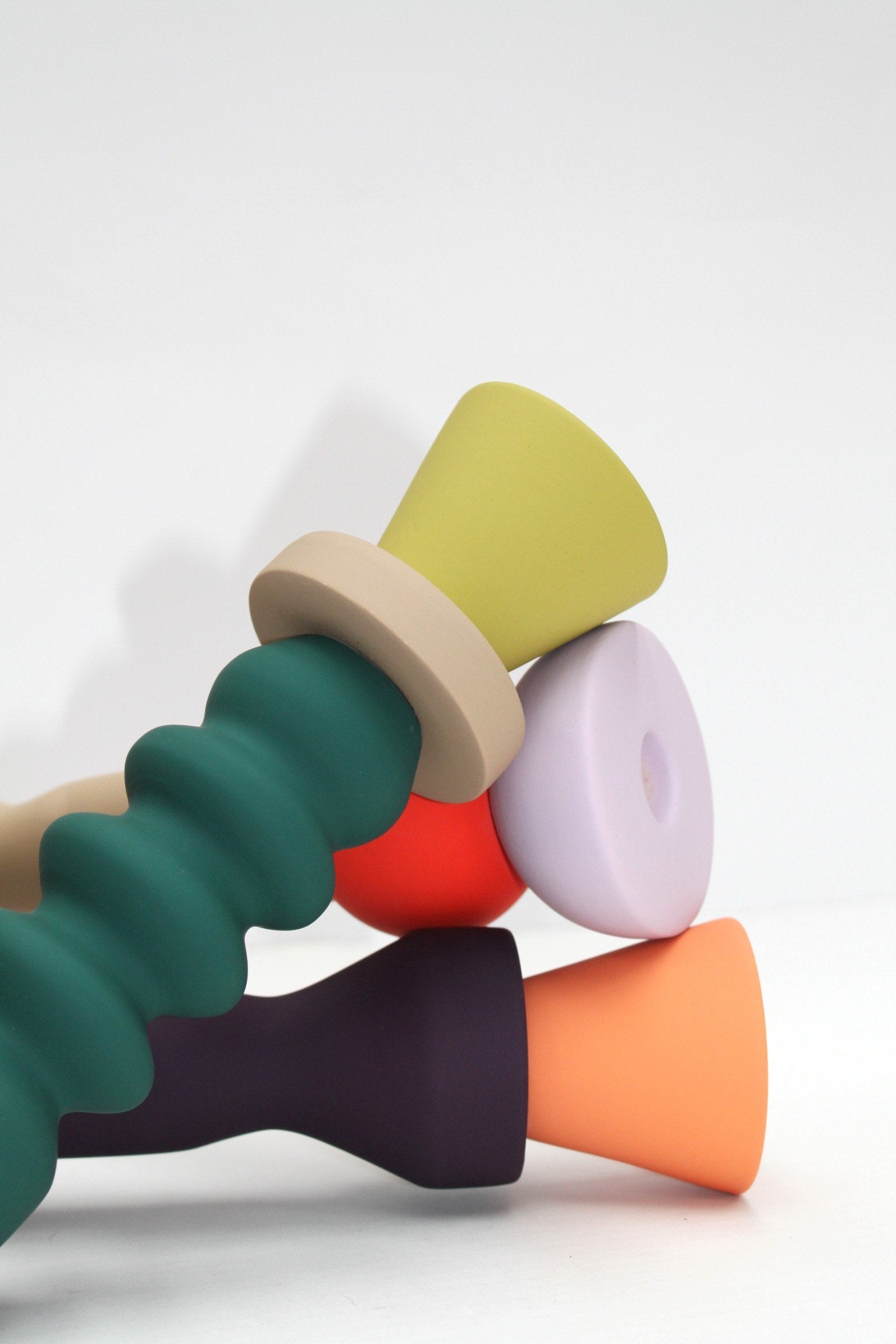 Stacks - Forest Tall Candlestick-MASTK006-B