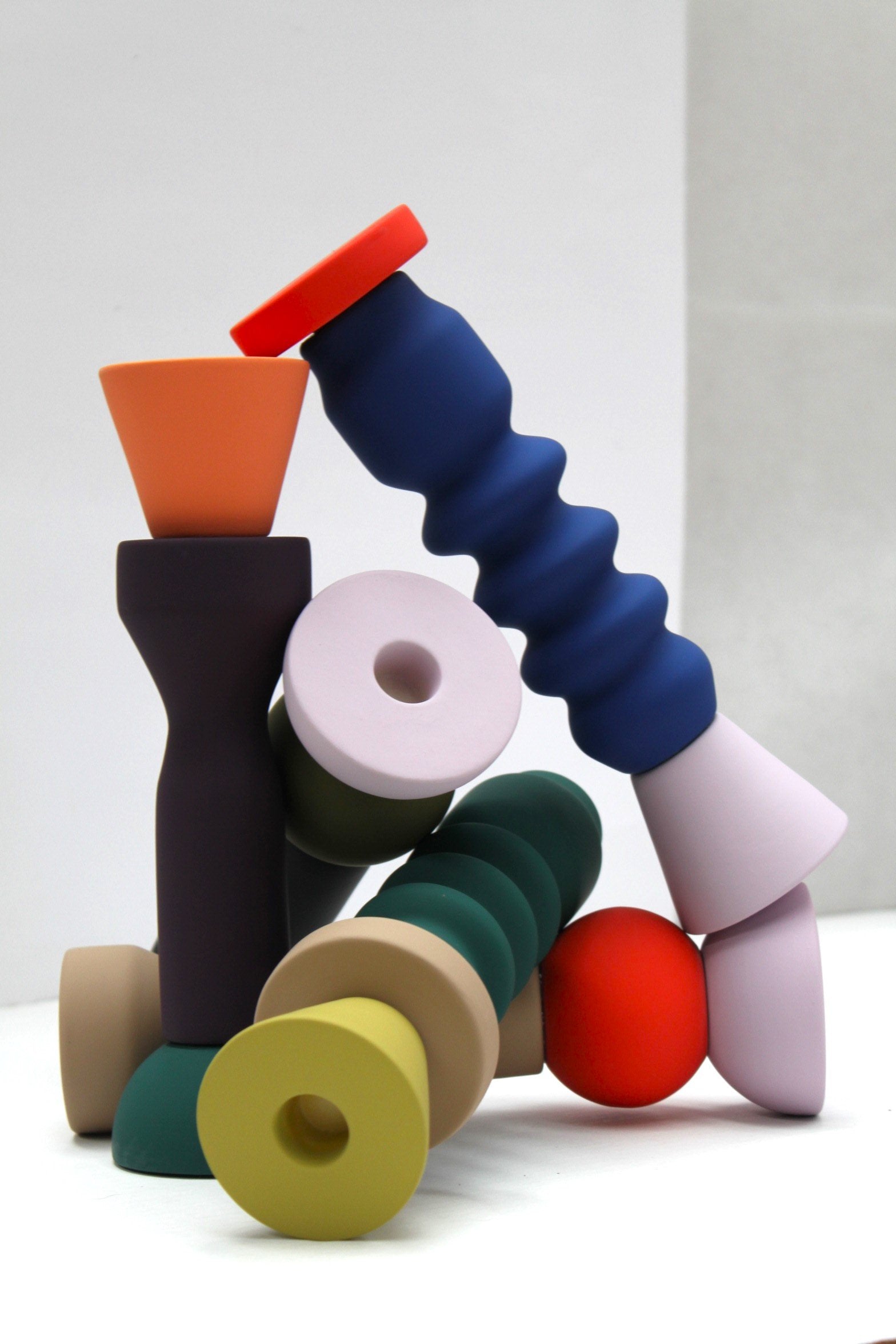 Stacks - Forest Tall Candlestick-MASTK006-B