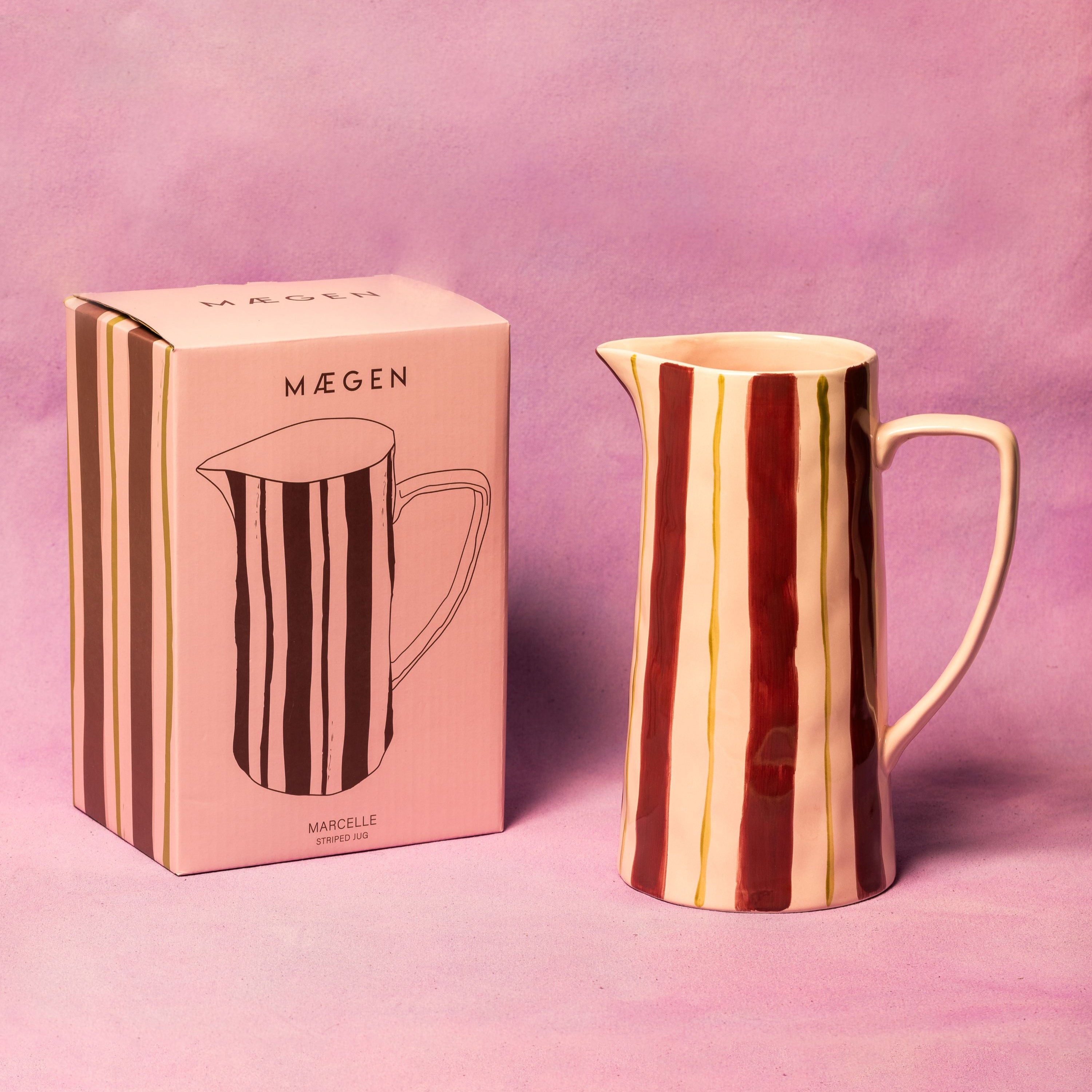 Pink/ Burgundy Jug