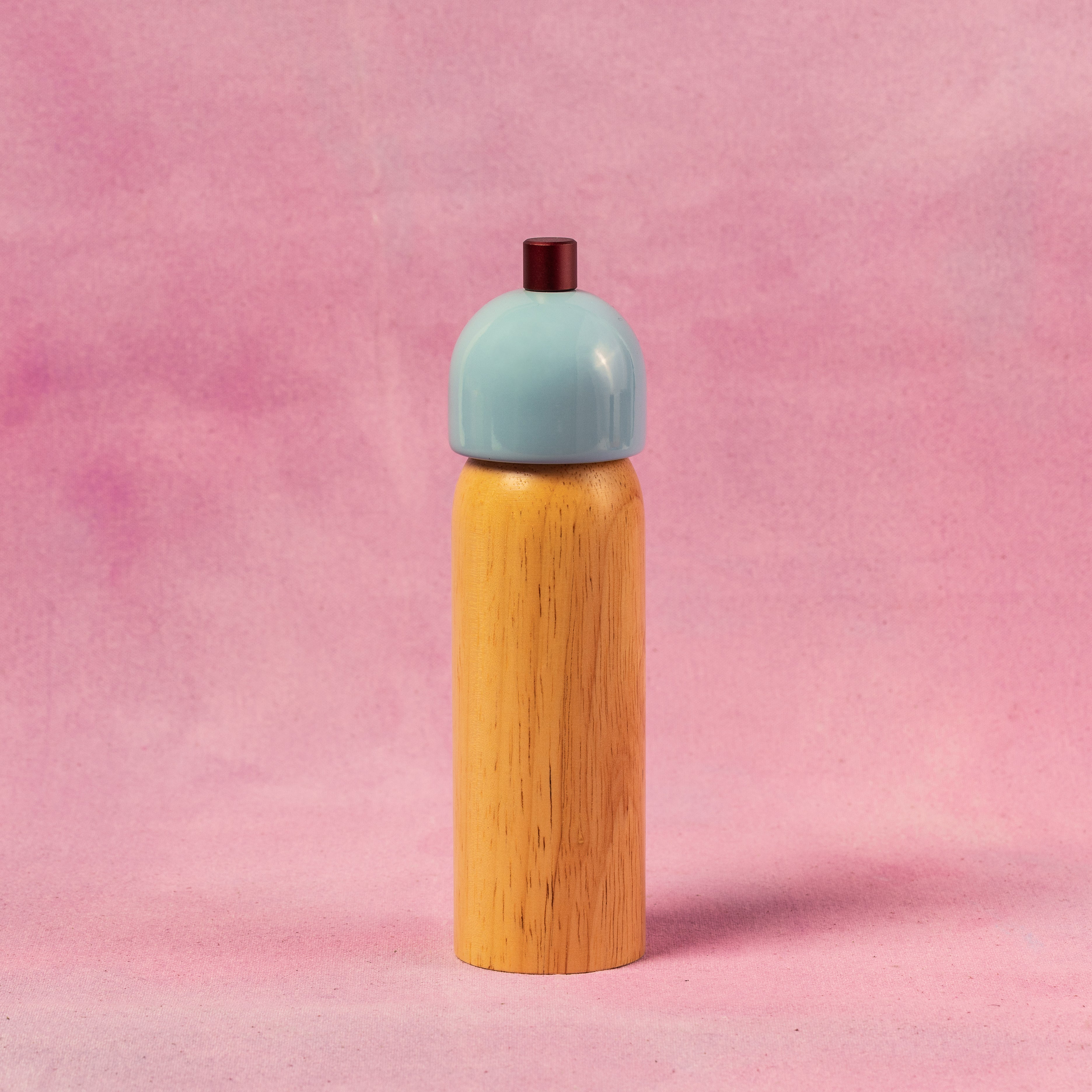 Salt & Pepper Grinder | Sky Blue & Burgundy