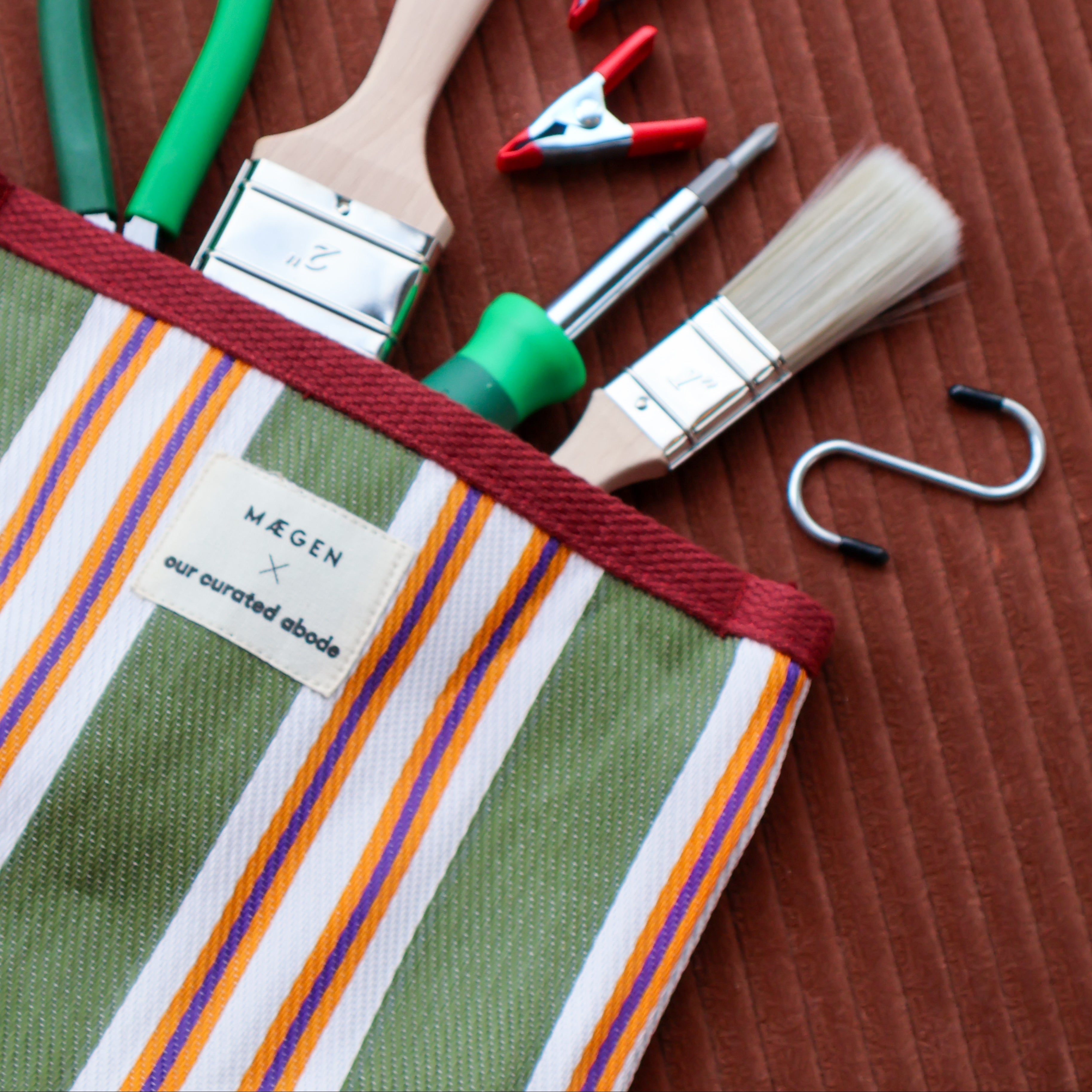 Pouch | Olive/ Orange/ Blueberry - Our Curated Abode x MÆGEN Collection