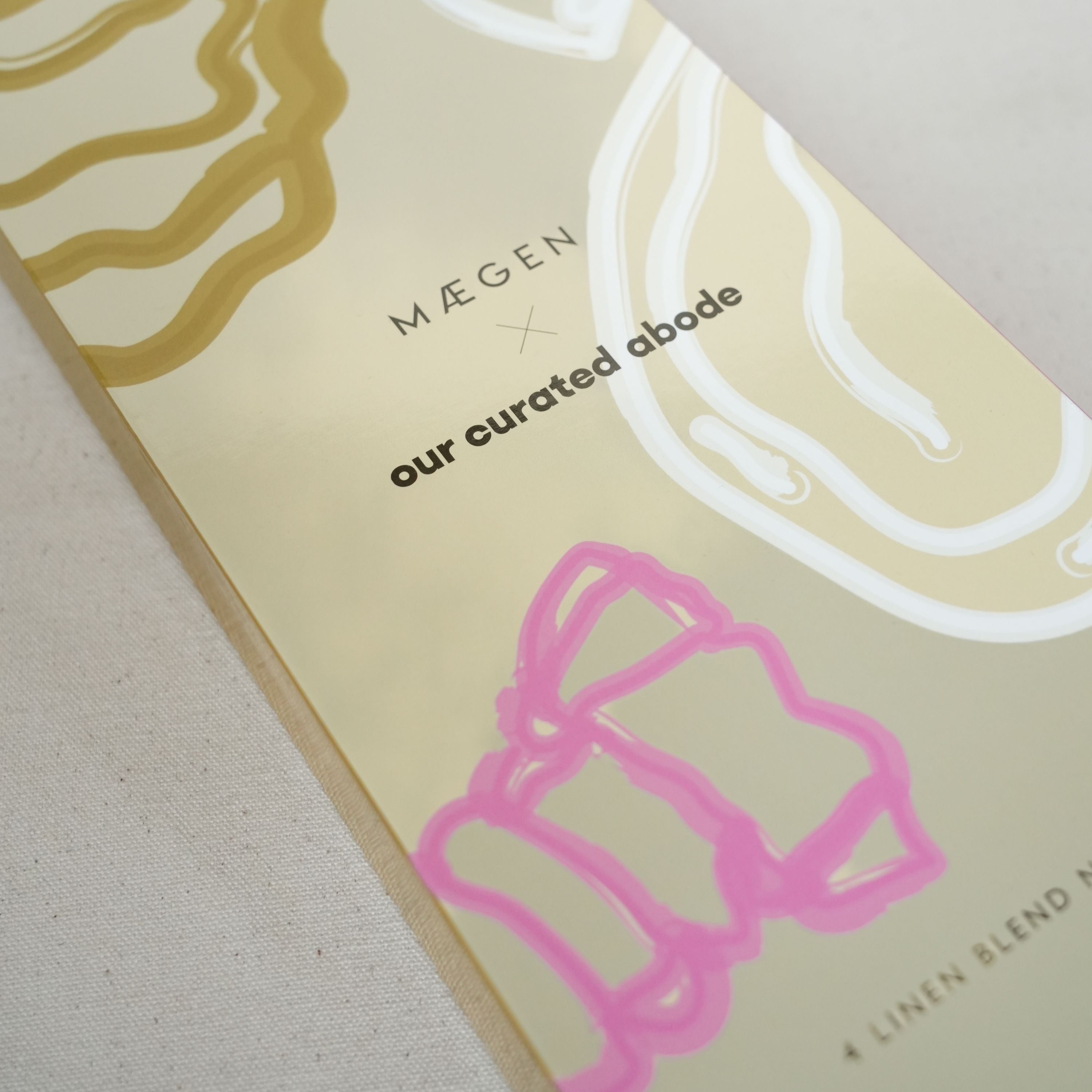 'Catch of the Day' Linen Blend Napkins (Set of 4) - Our Creative Abode x MÆGEN Collection