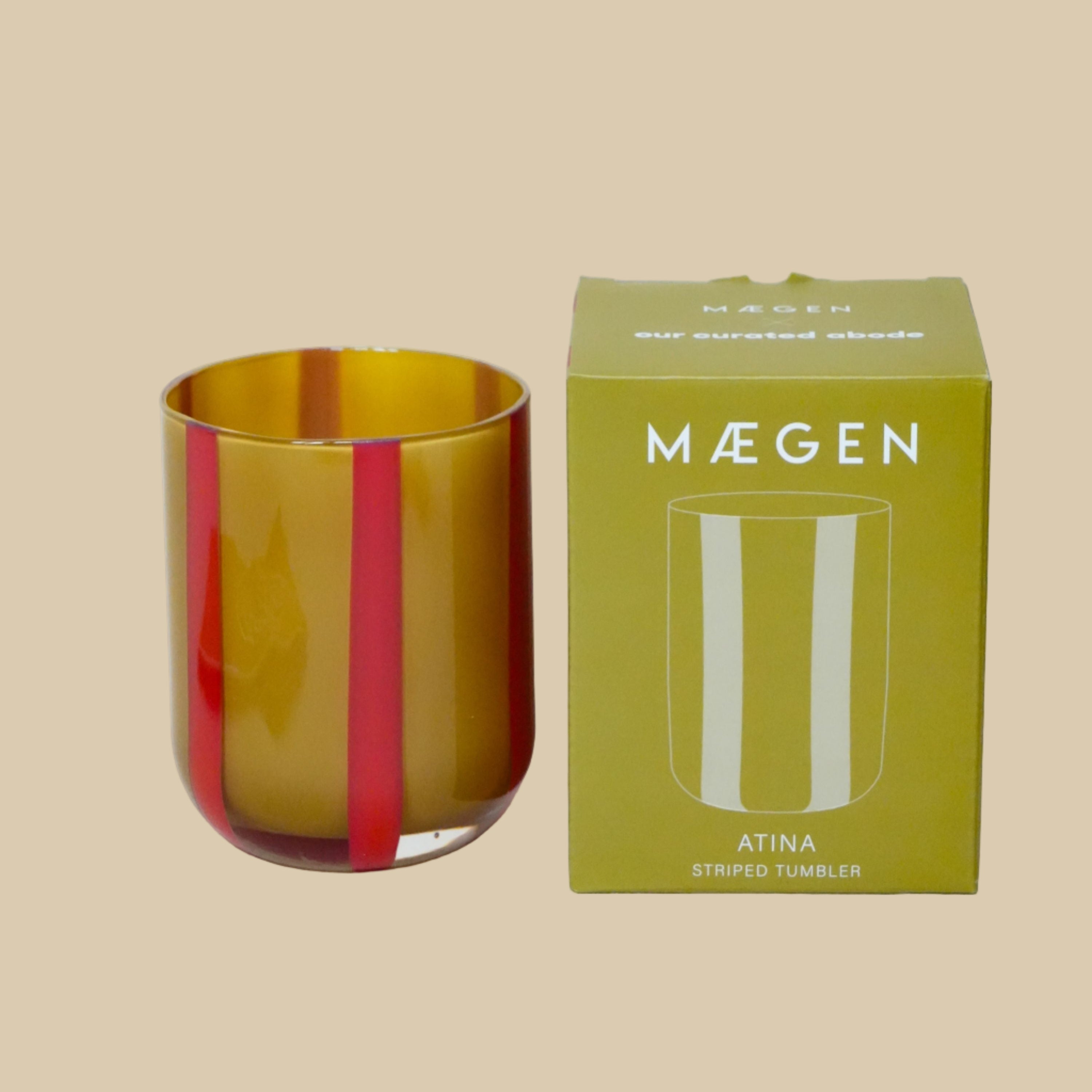 Olive Atina Glass - Our Creative Abode x MÆGEN Collection