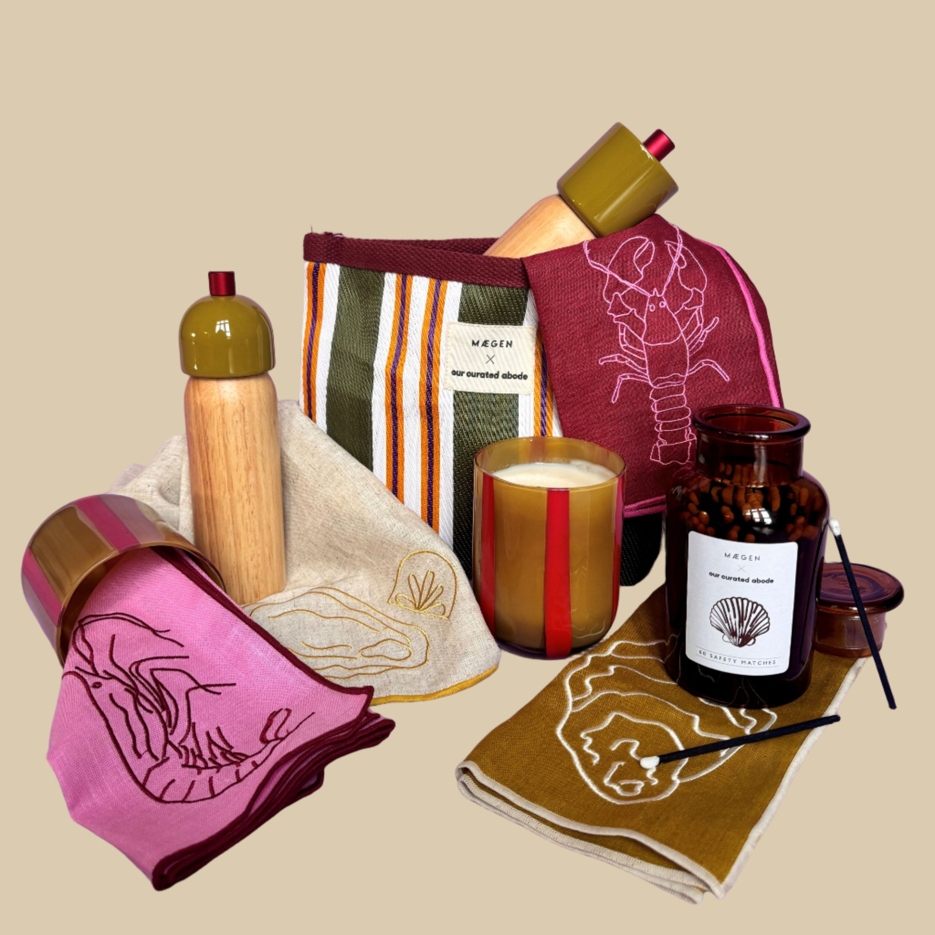 Olive Atina Glass - Our Creative Abode x MÆGEN Collection