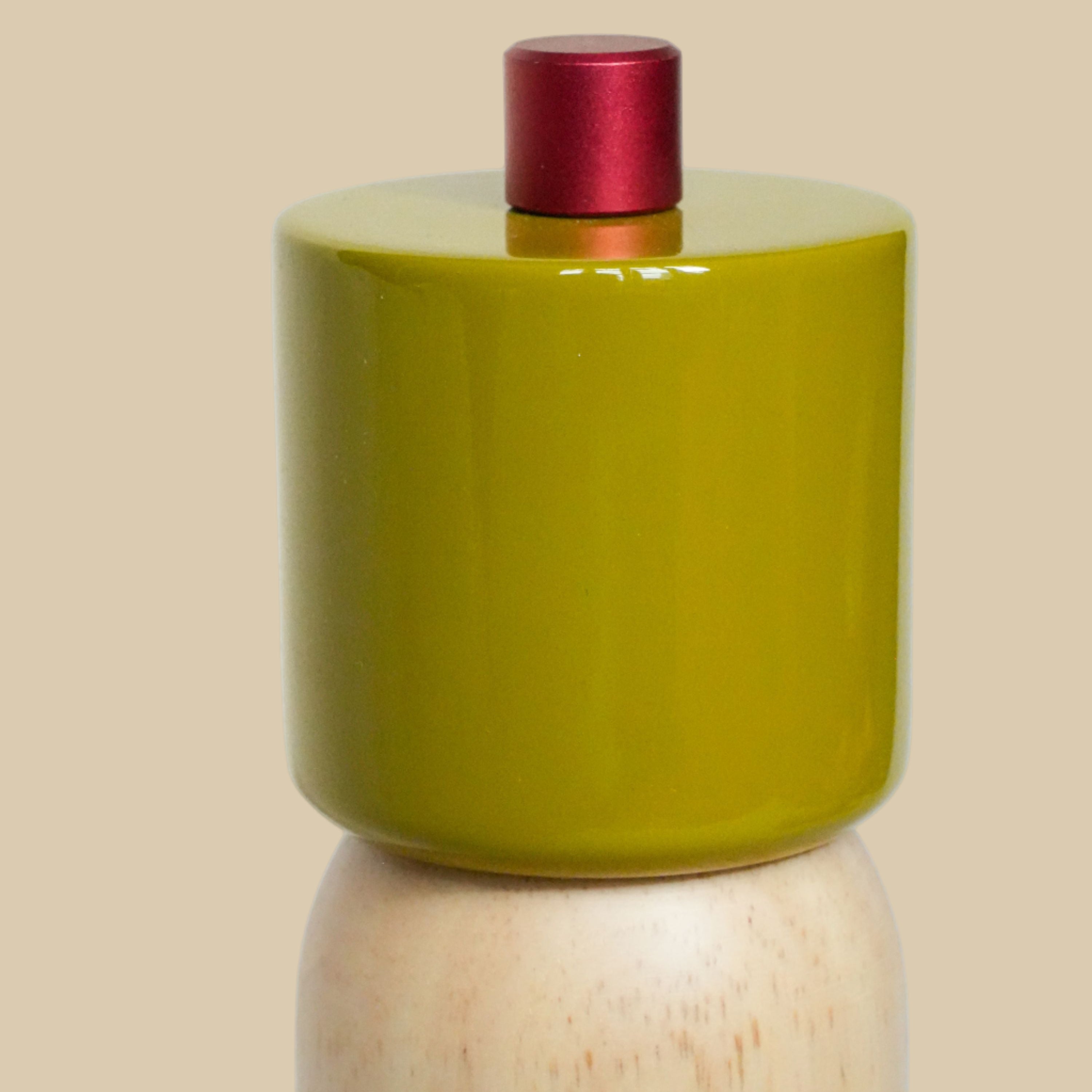 Salt & Pepper Grinder | Olive & Red - Our Curated Abode x MÆGEN