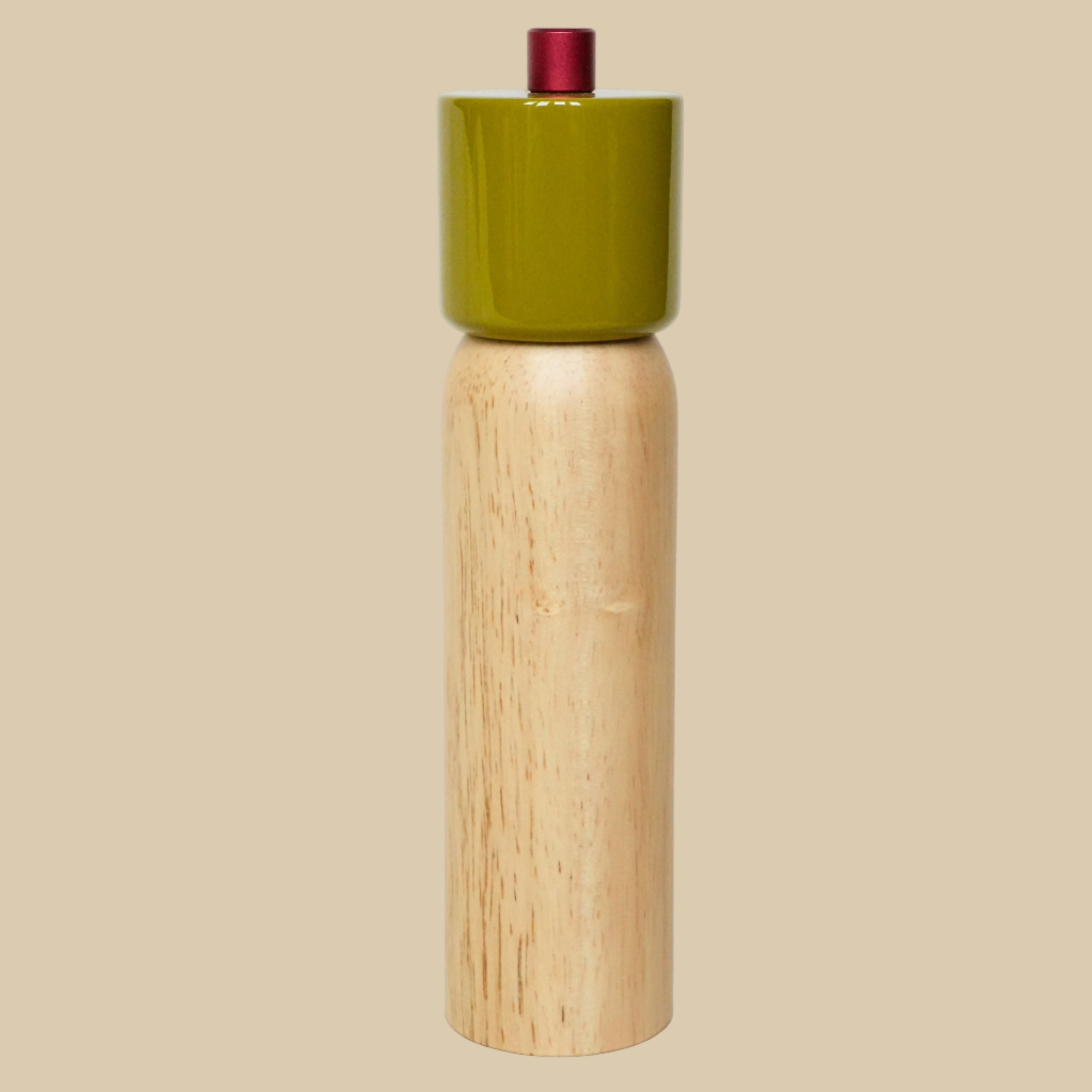 Salt & Pepper Grinder | Olive & Red - Our Curated Abode x MÆGEN