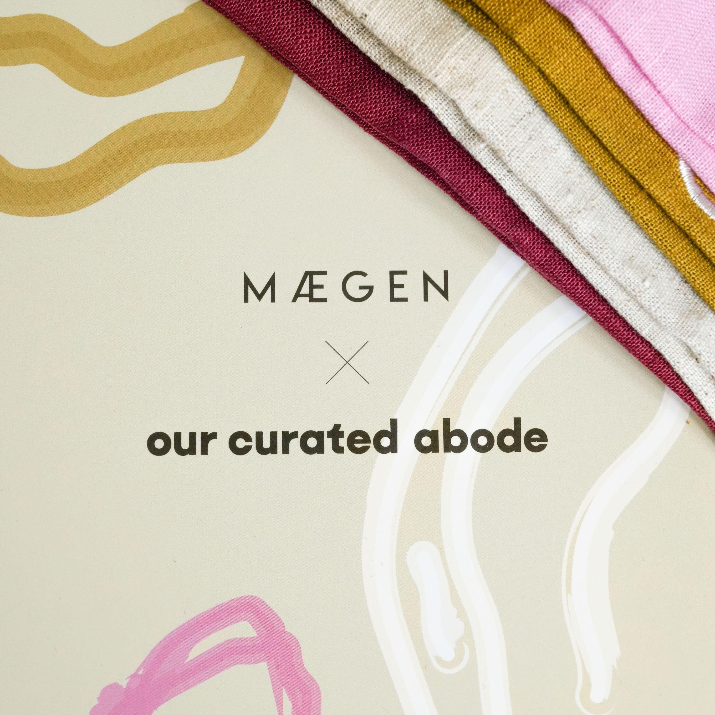 'Catch of the Day' Linen Blend Napkins (Set of 4) - Our Creative Abode x MÆGEN Collection