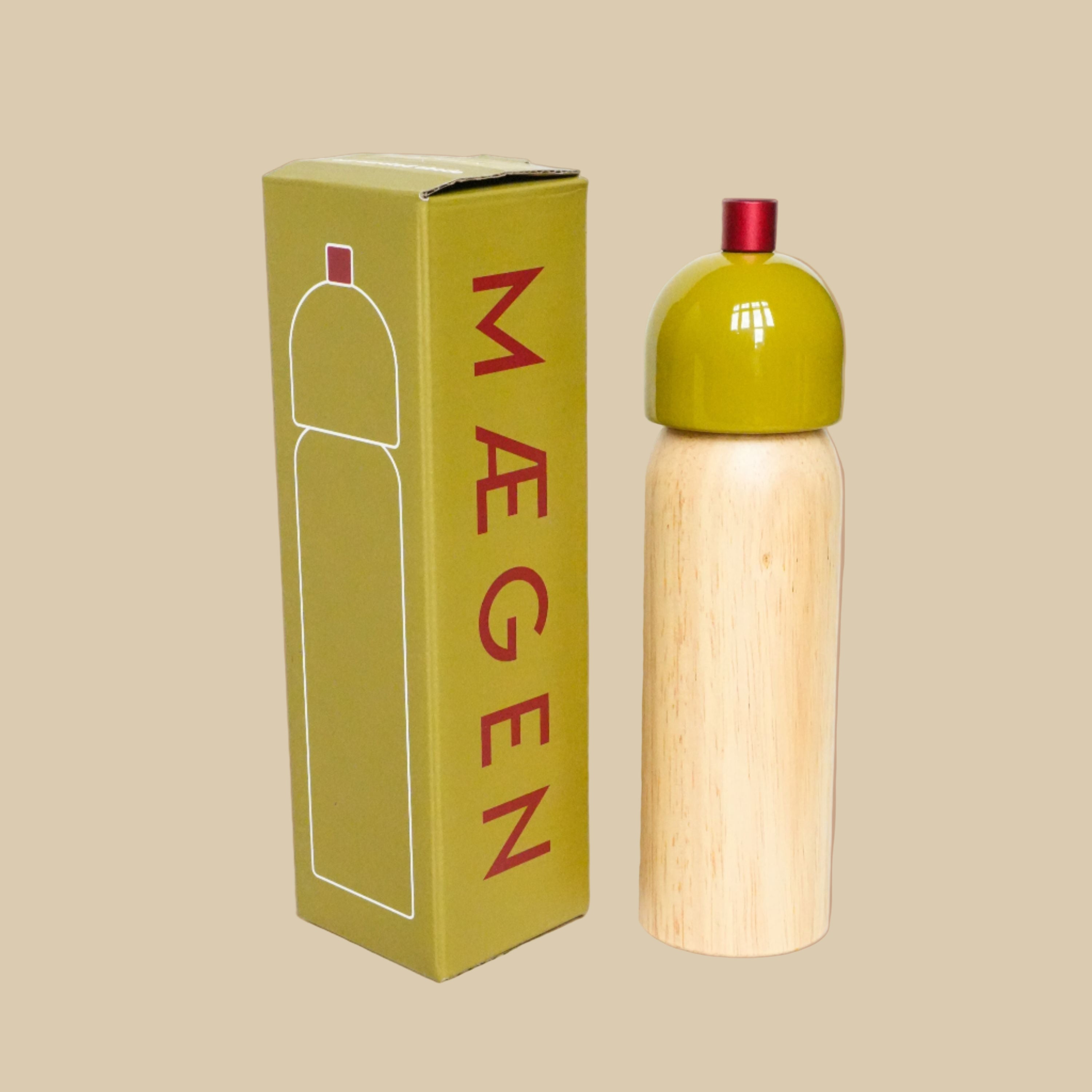 Salt & Pepper Grinder | Olive & Red - Our Curated Abode x MÆGEN