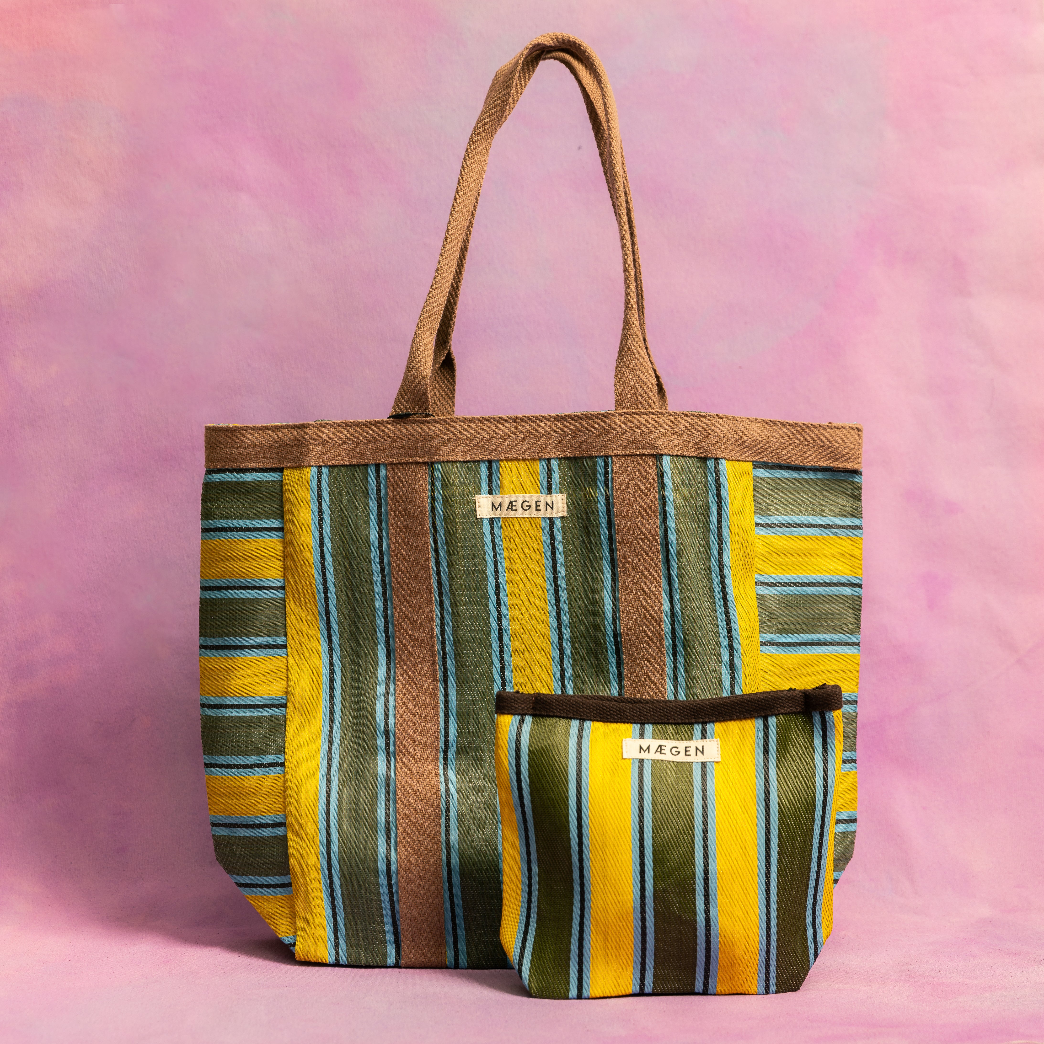 Everywhere Bag | Chocolate/ Yellow/ Olive