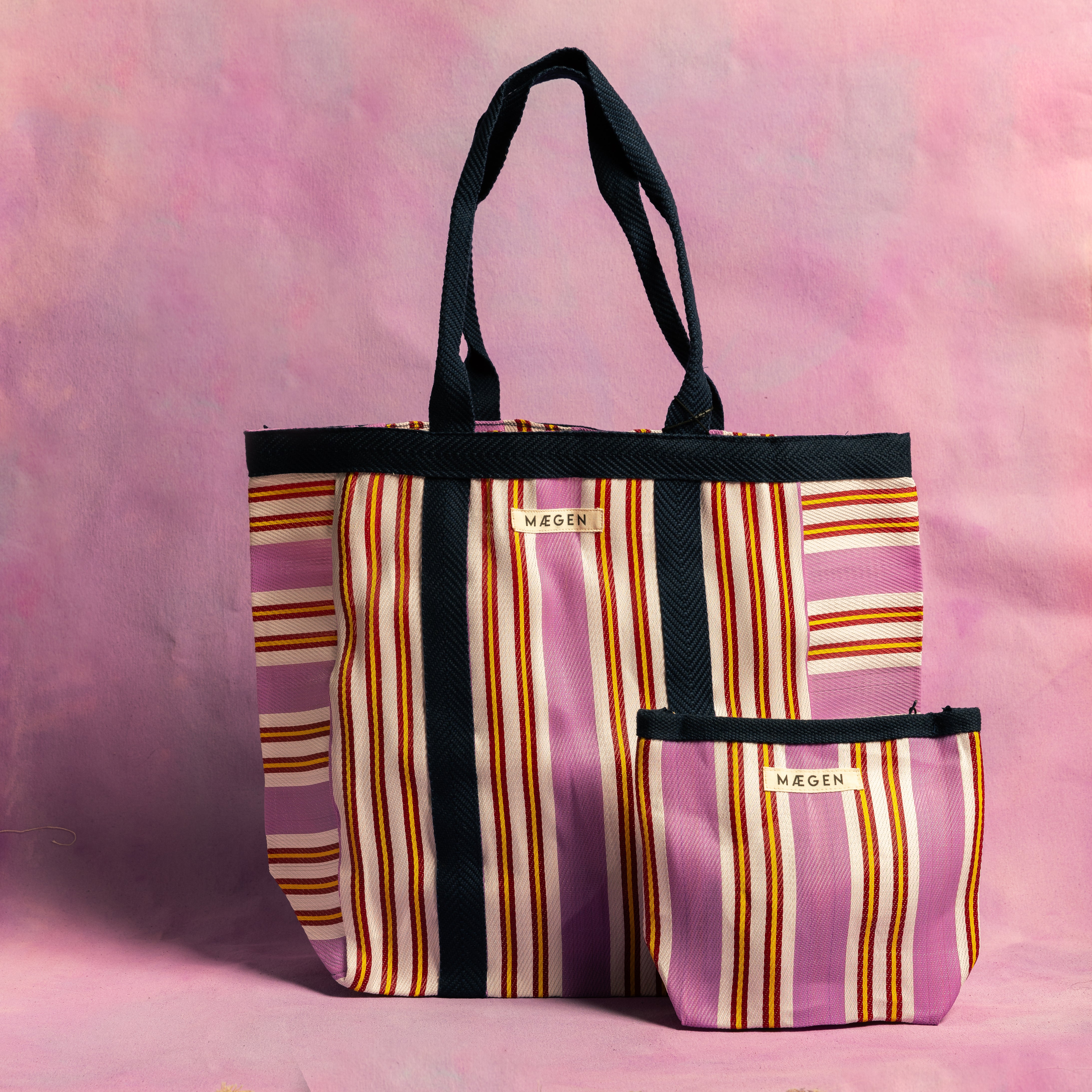 Everywhere Bag | Navy/ Pink/ Red