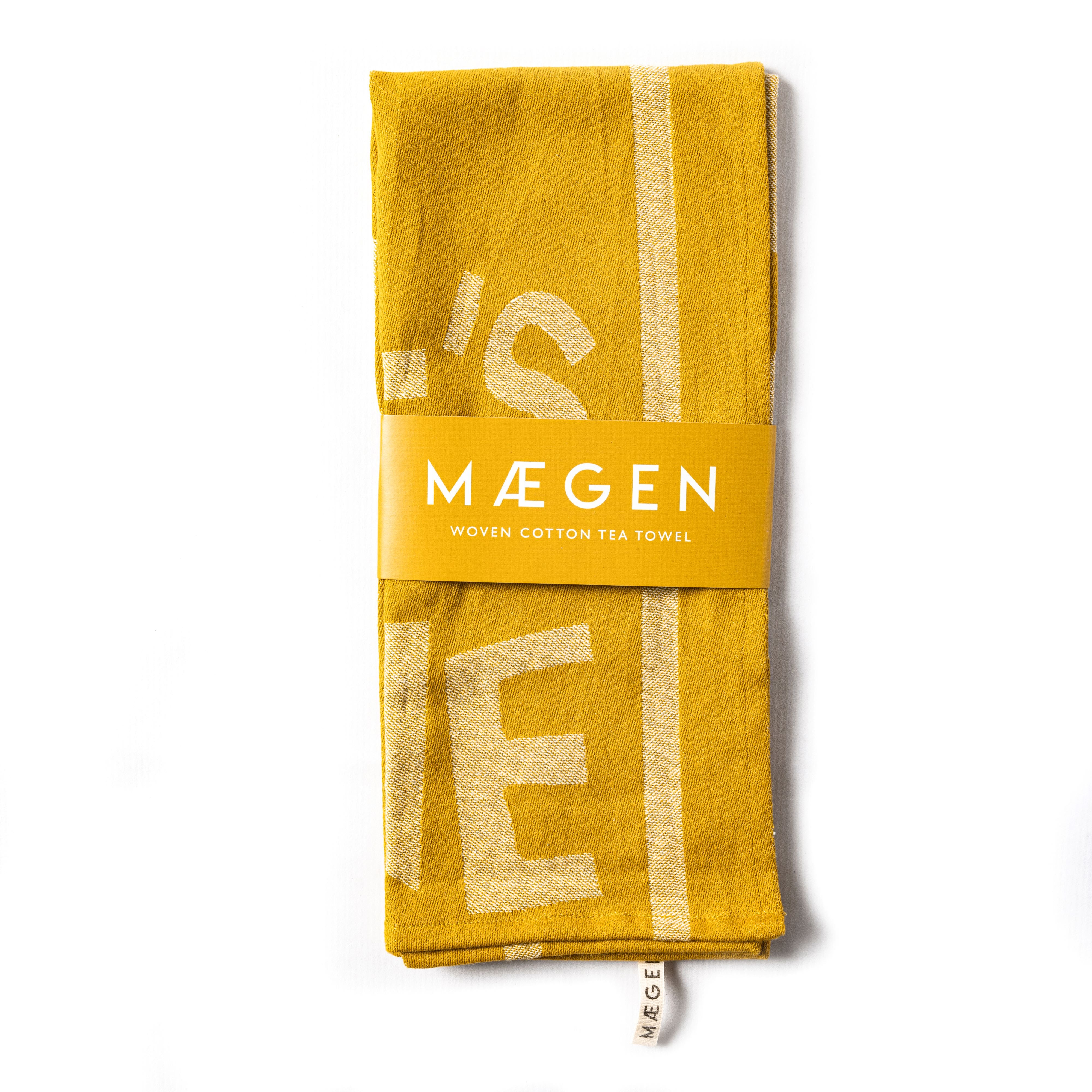 Tea Towel - Chartreuse - 'I licked it so it's mine'