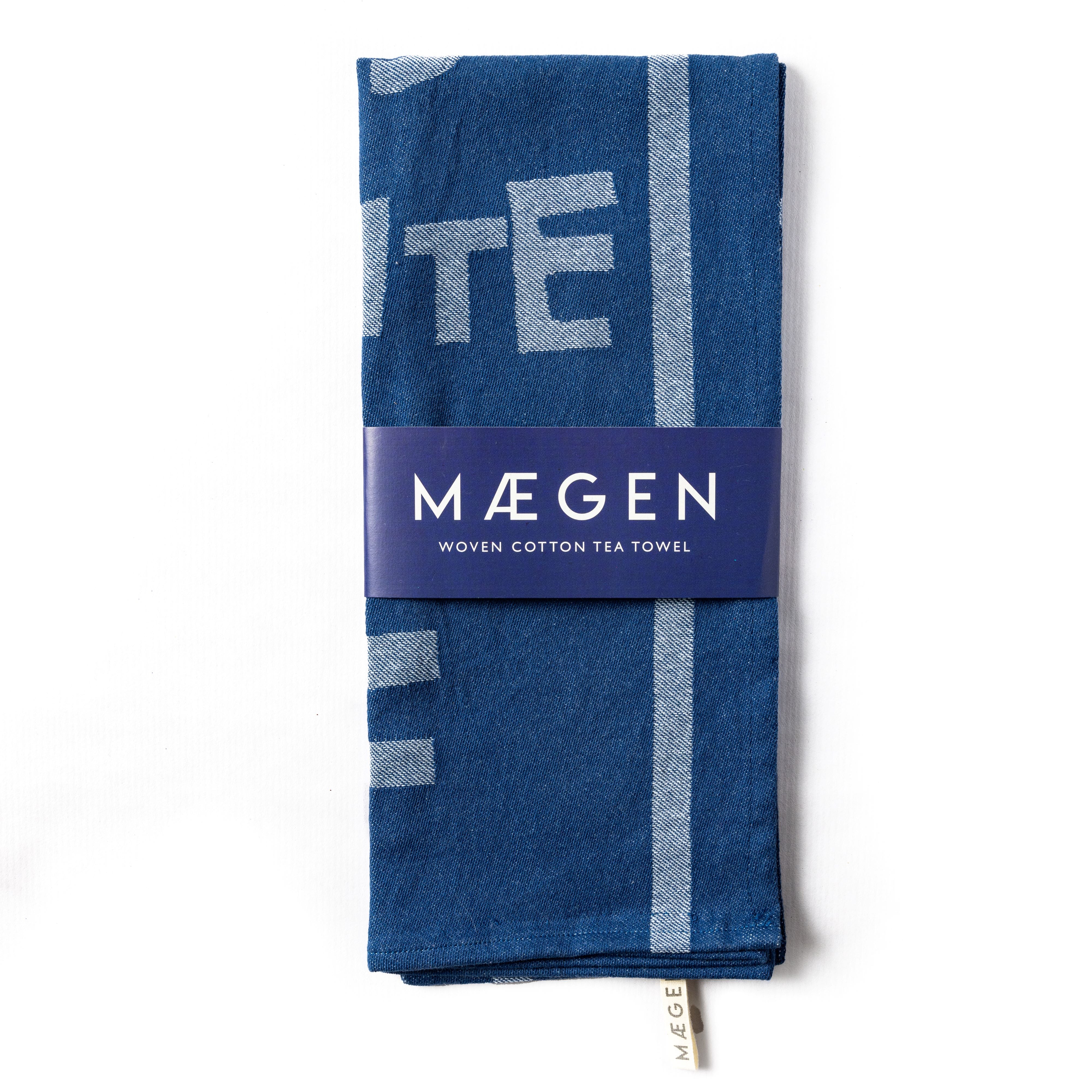 Tea Towel - Blue - 'Always be polite to the chef'